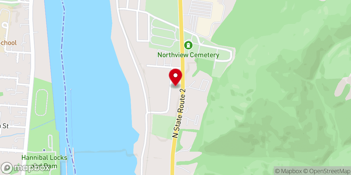 Map showing location of Good Shepherd Lutheran Church