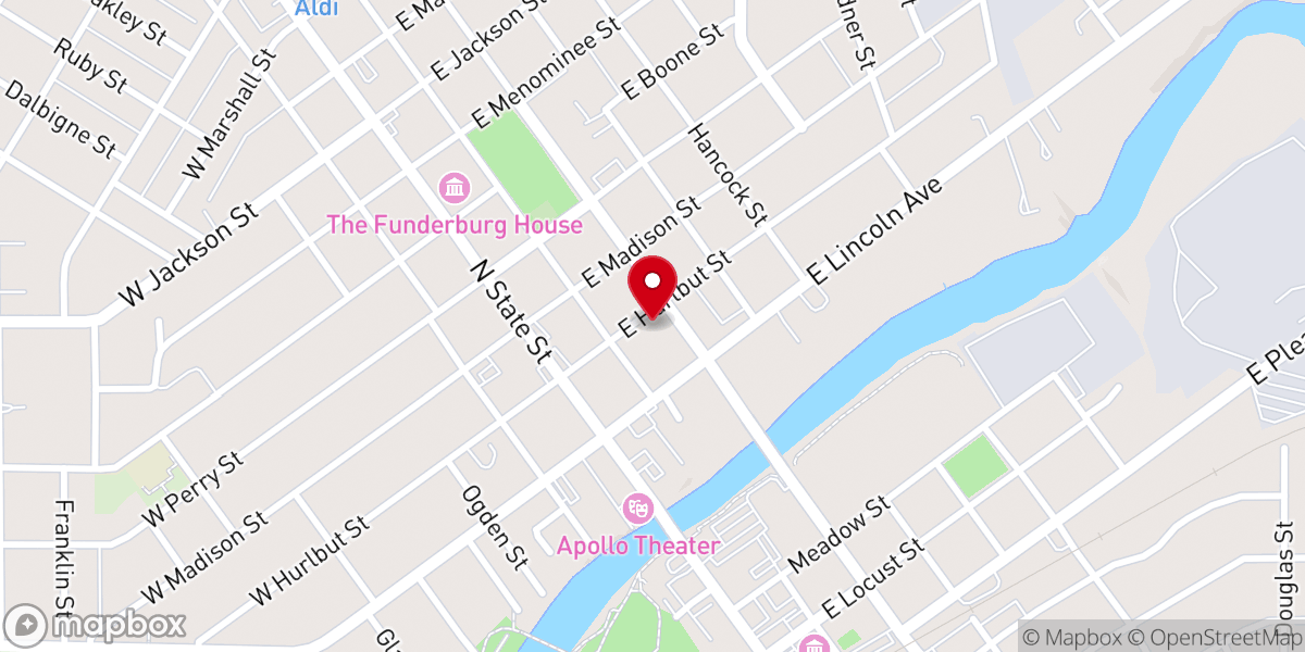 Map showing location of Church of the Holy Trinity, Episcopal