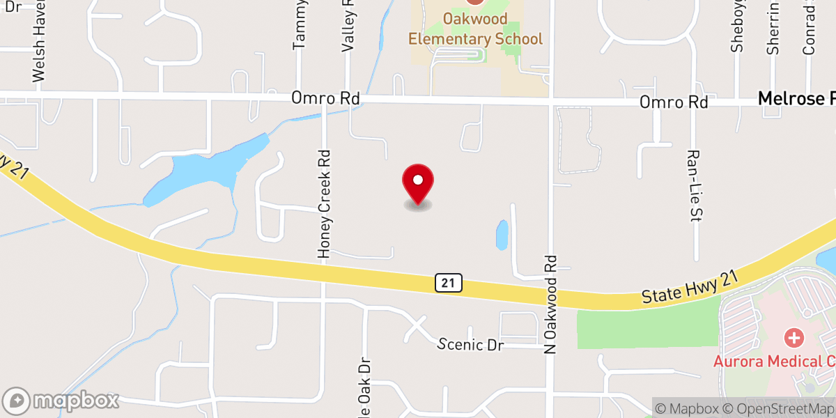 Map showing location of Wings as Eagles Mission Air Service Inc