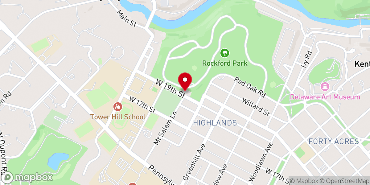 Map showing location of Mt. Salem United Methodist Church