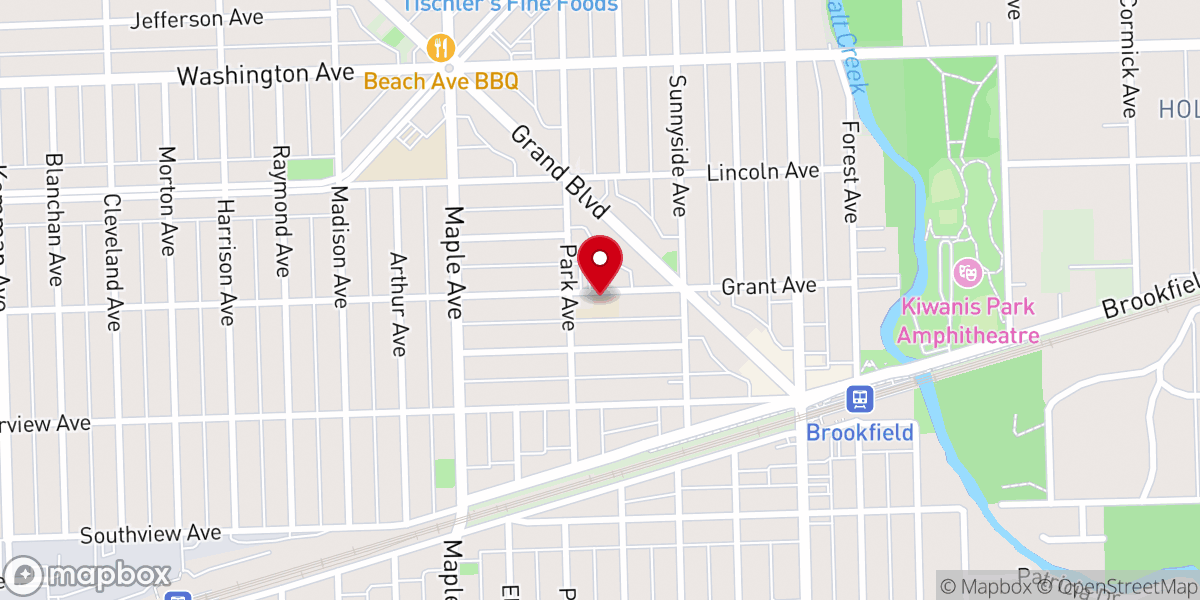 Map showing location of St Paul's Lutheran School