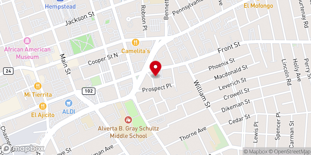 Map showing location of St Ladislaus Roman Catholic Church