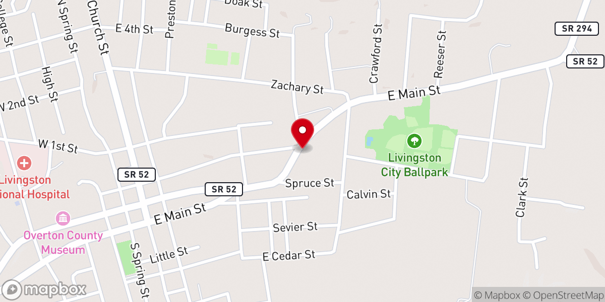 Map showing location of R.O.E.K. Church Of Livingston