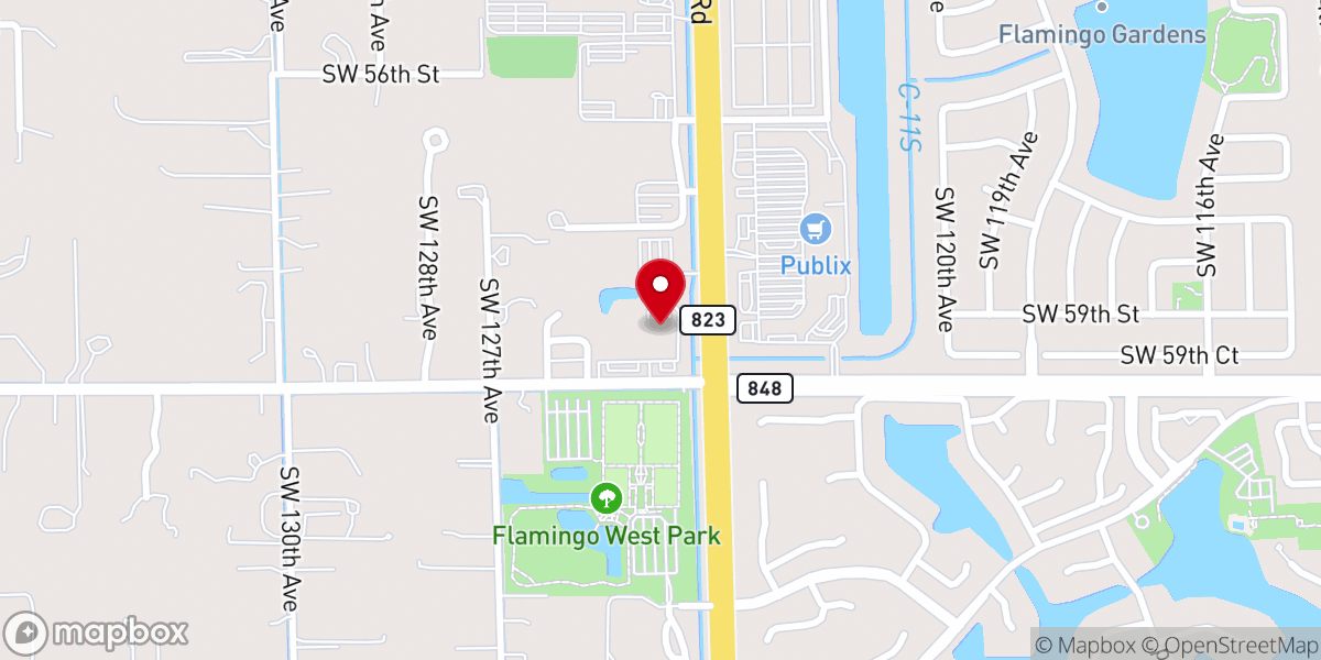 Map showing location of Potential Church
