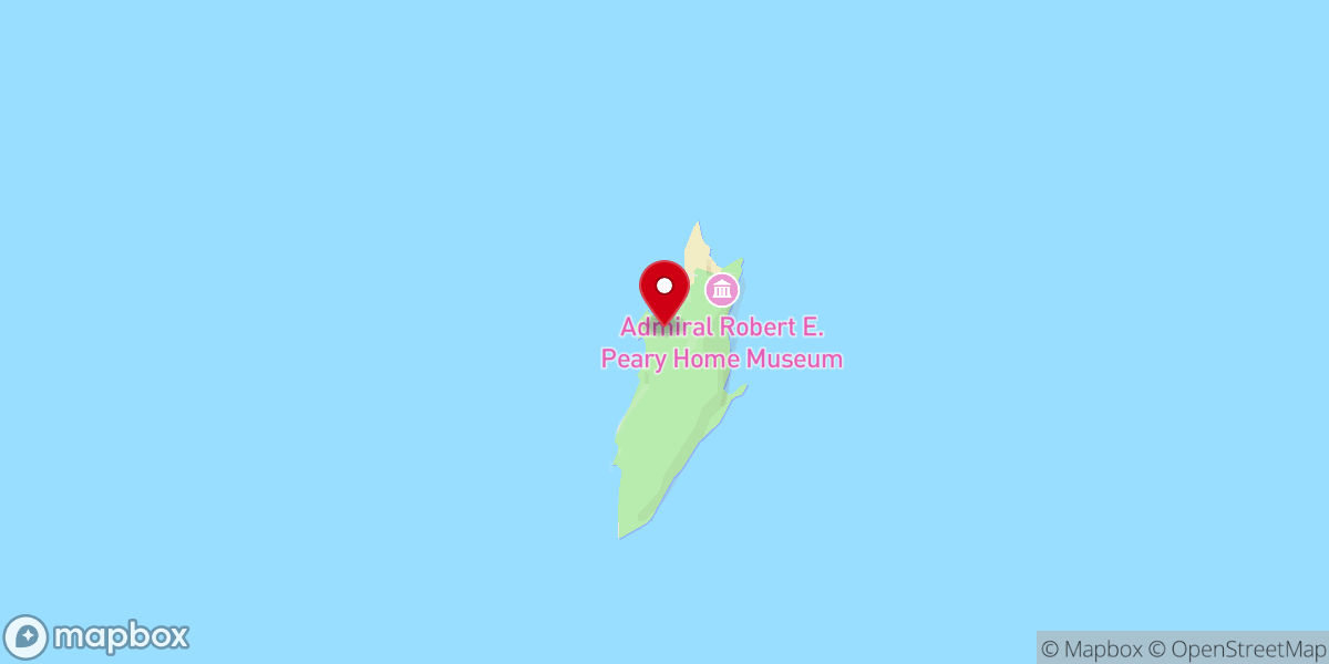 Map showing location of Eagle Island State Historic Site
