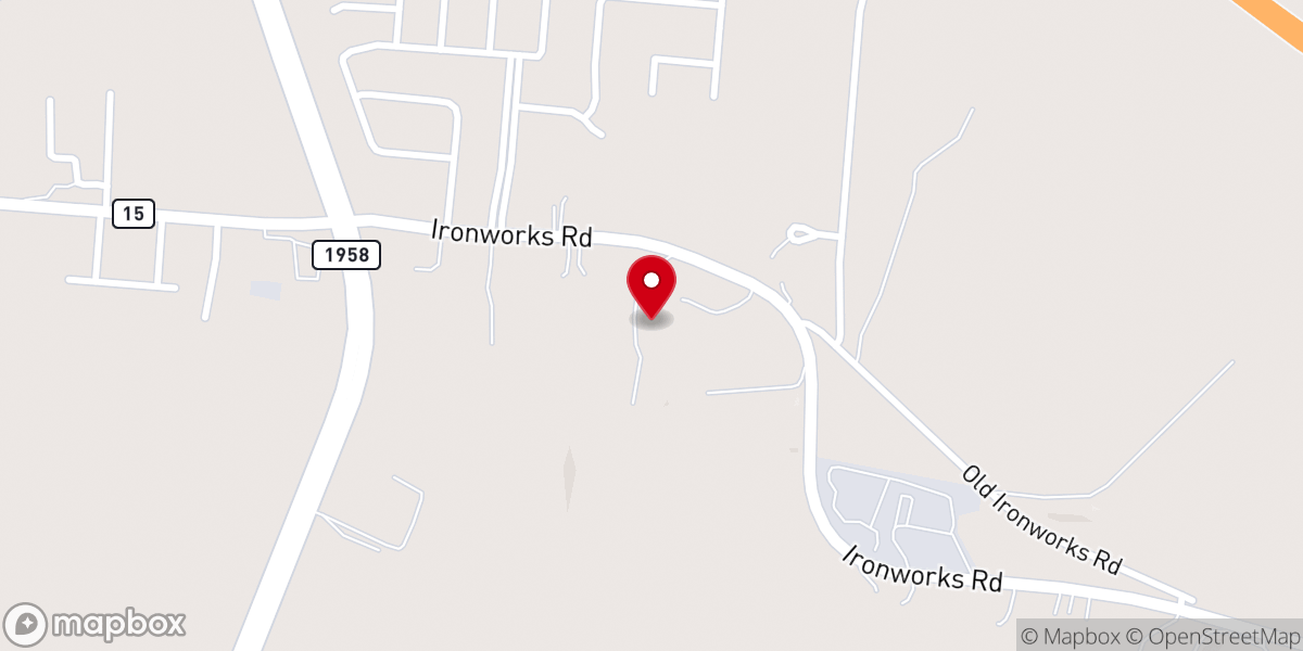 Map showing location of New Life Assembly of God
