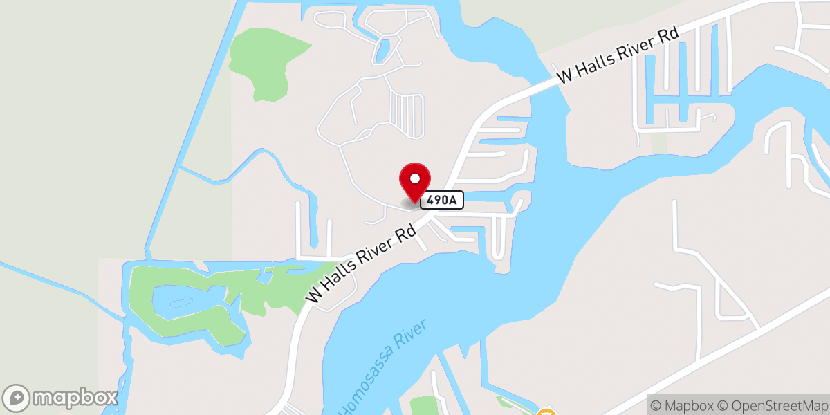Map showing location of Nature's Resort Campground