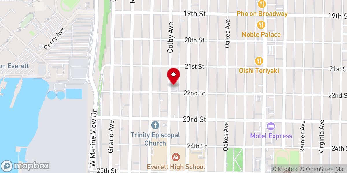Map showing location of Church