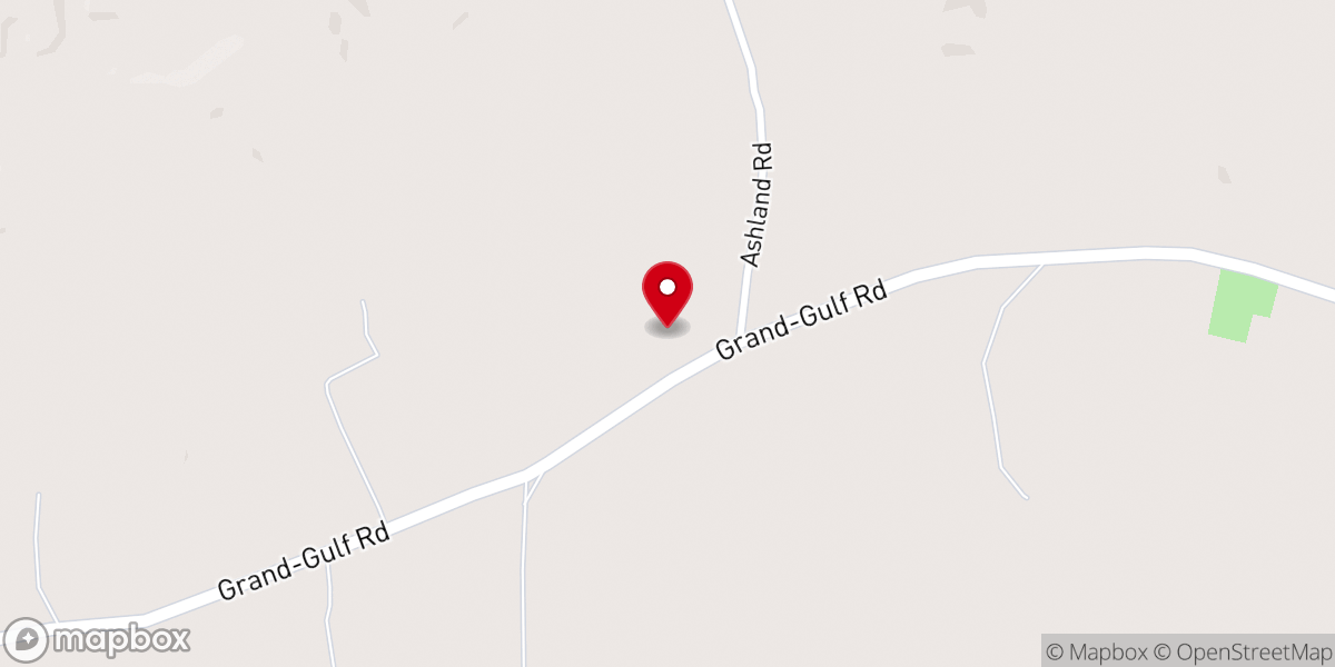 Map showing location of Ashland Baptist Church