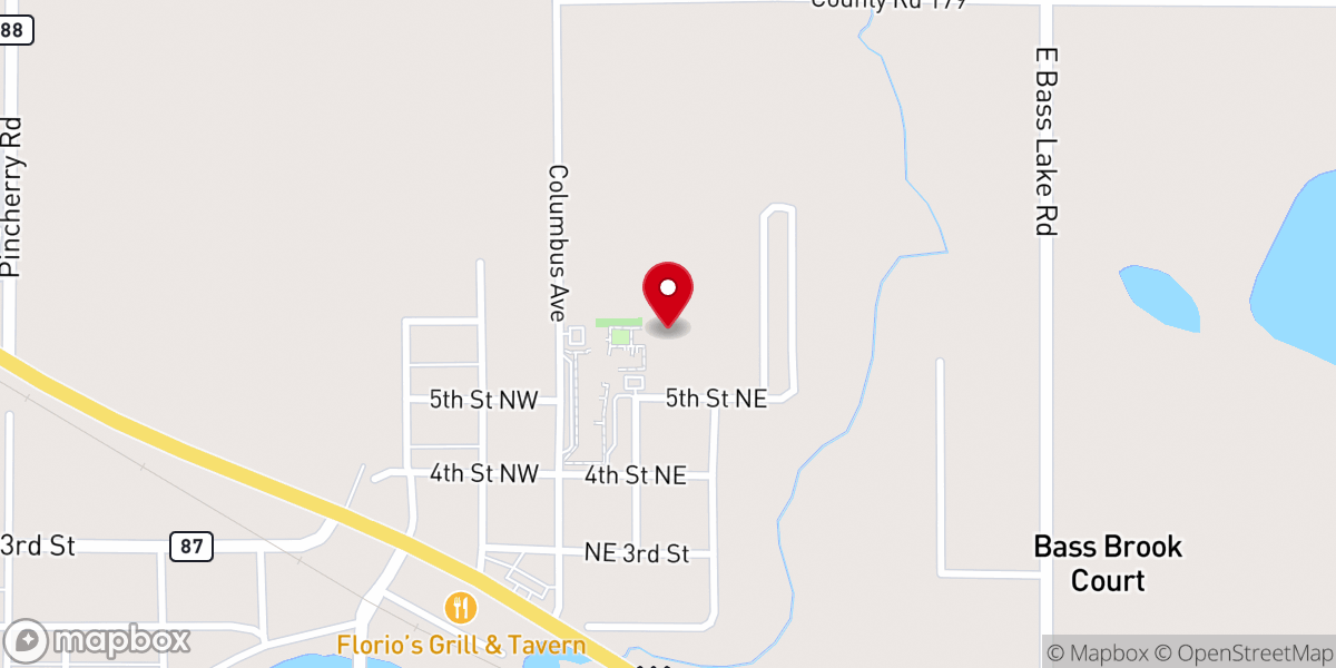 Map showing location of True Hope Ministries