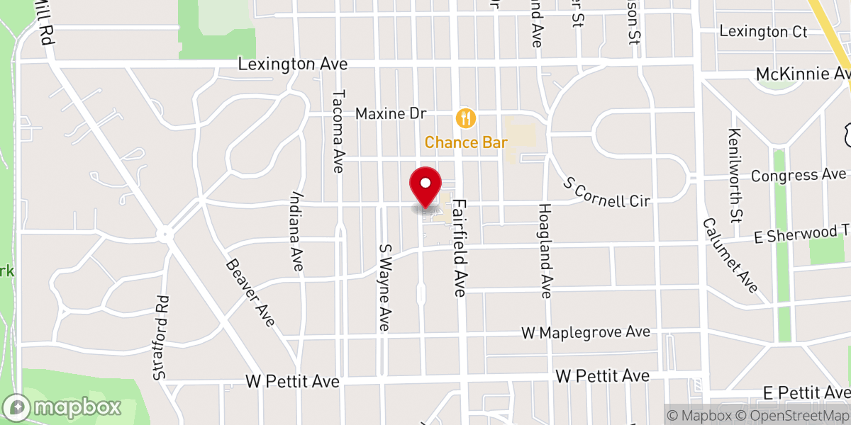 Map showing location of Providence House - St John the Baptist