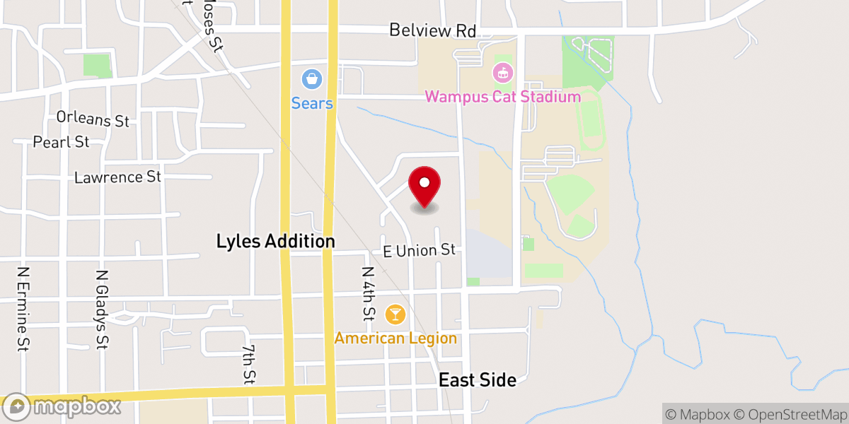 Map showing location of Rivers of Living Water Church Leesville (School of the Spirit)