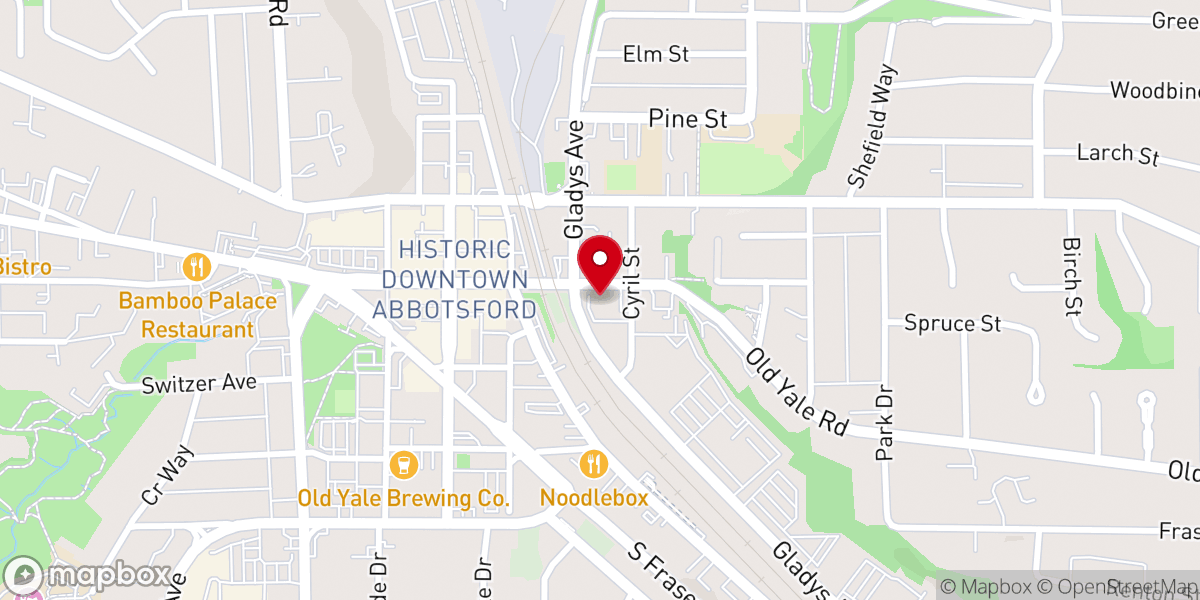 Map showing location of Fraternal Order of Eagles Aerie #2726
