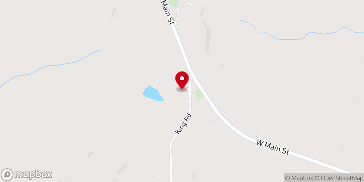 Map showing location of Faith Baptist Church