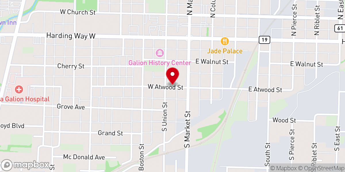 Map showing location of Christ the King Community Church