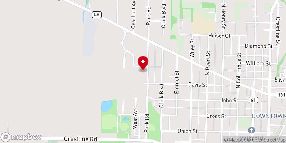 Map showing location of Love Action