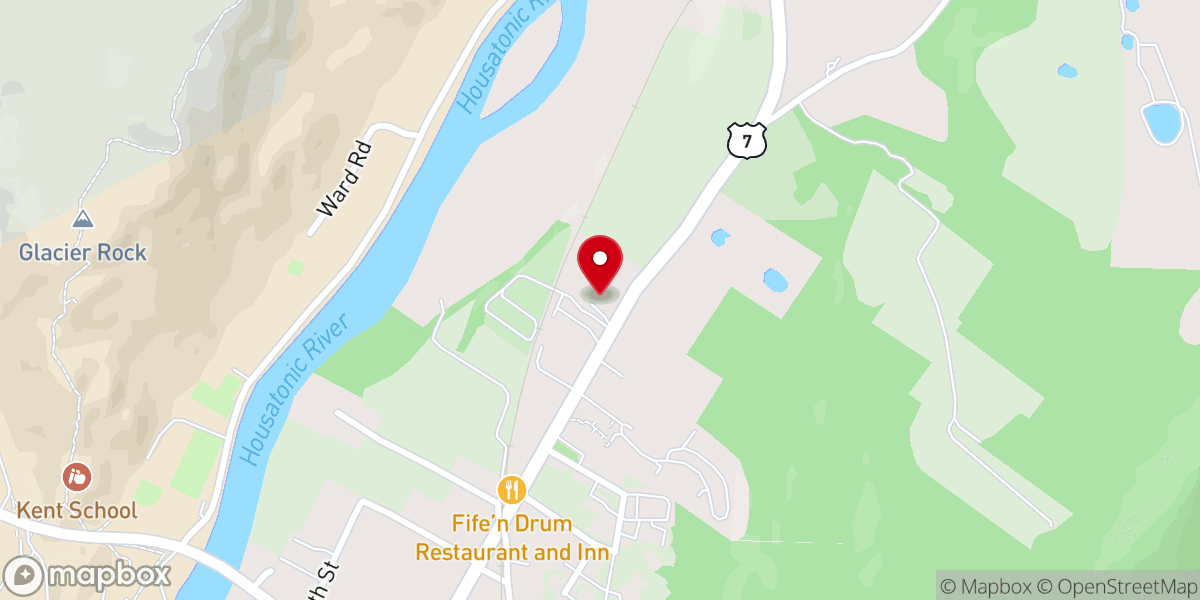 Map showing location of Quality Thrift Shop