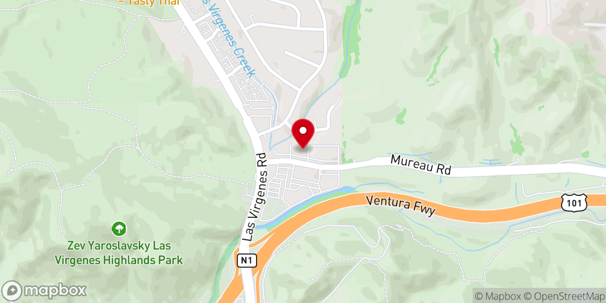 Map showing location of Congregation Or Ami