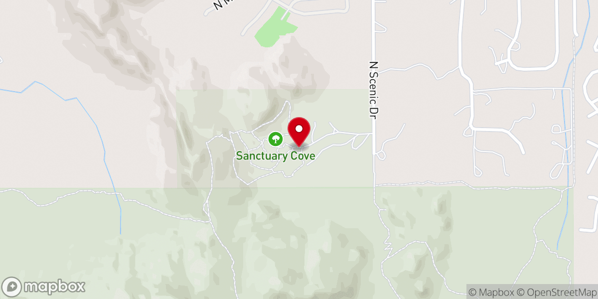 Map showing location of Sanctuary Cove
