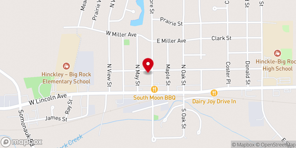 Map showing location of Covenant Restoration Church