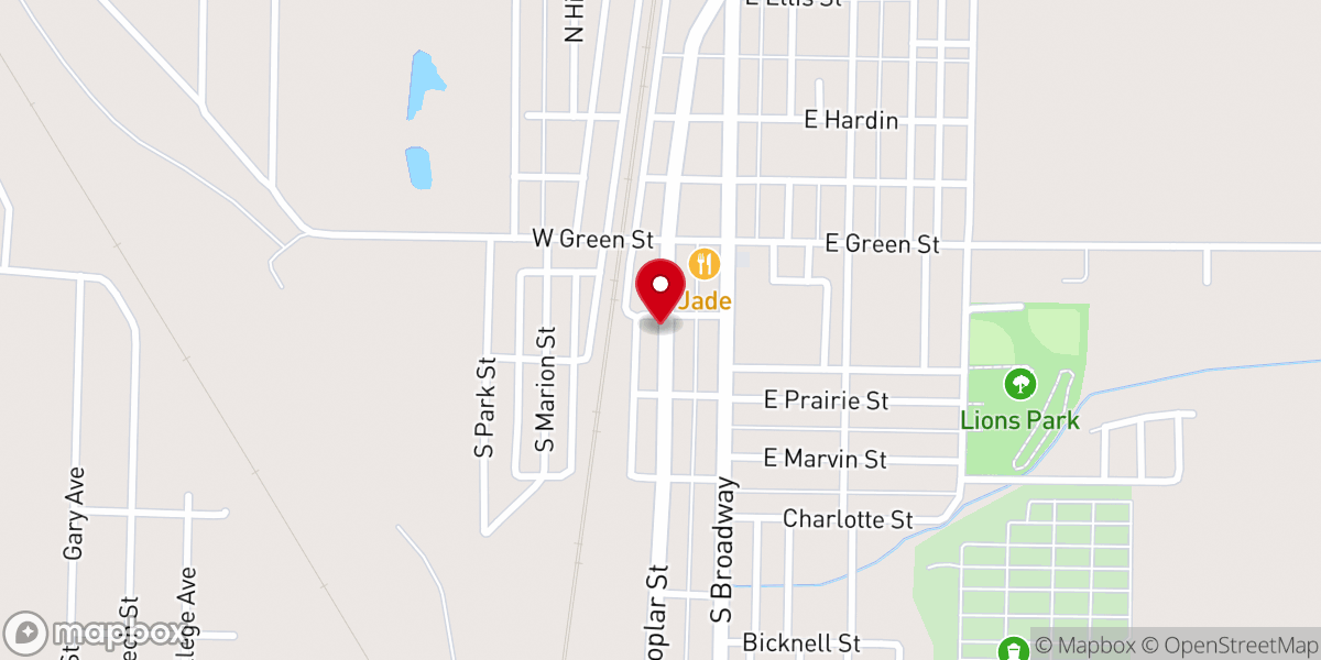 Map showing location of The Salvation Army