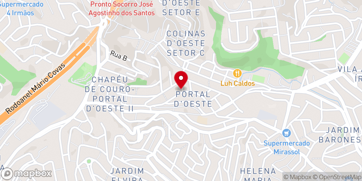 Map showing location of Paróquia Santa Teresinha do Menino Jesus - Osasco