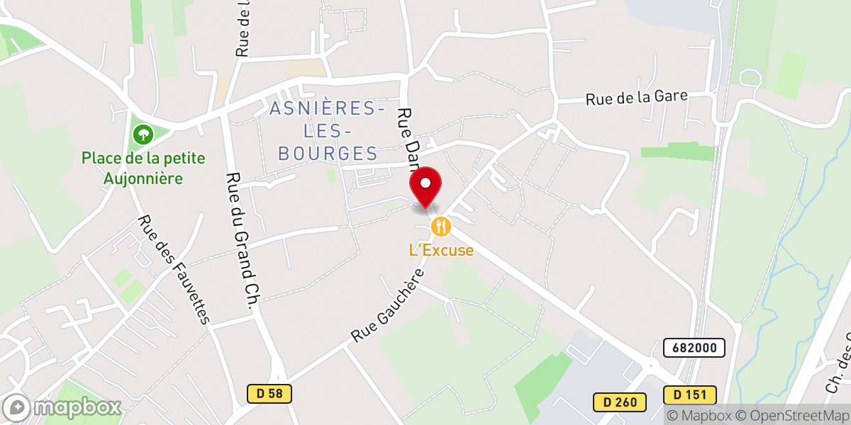 Map showing location of Eglise Sainte Anne d'Asnieres