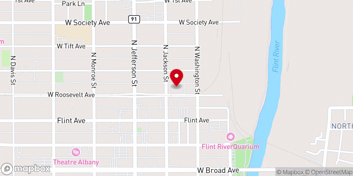 Map showing location of Beautiful Weddings