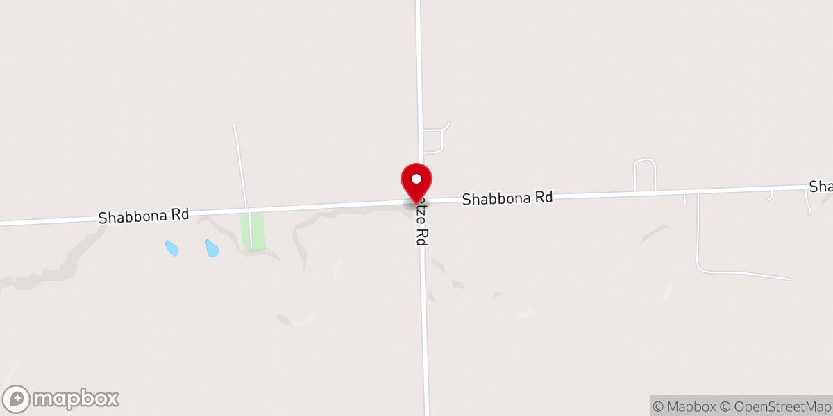 Map showing location of East Marion Baptist Church
