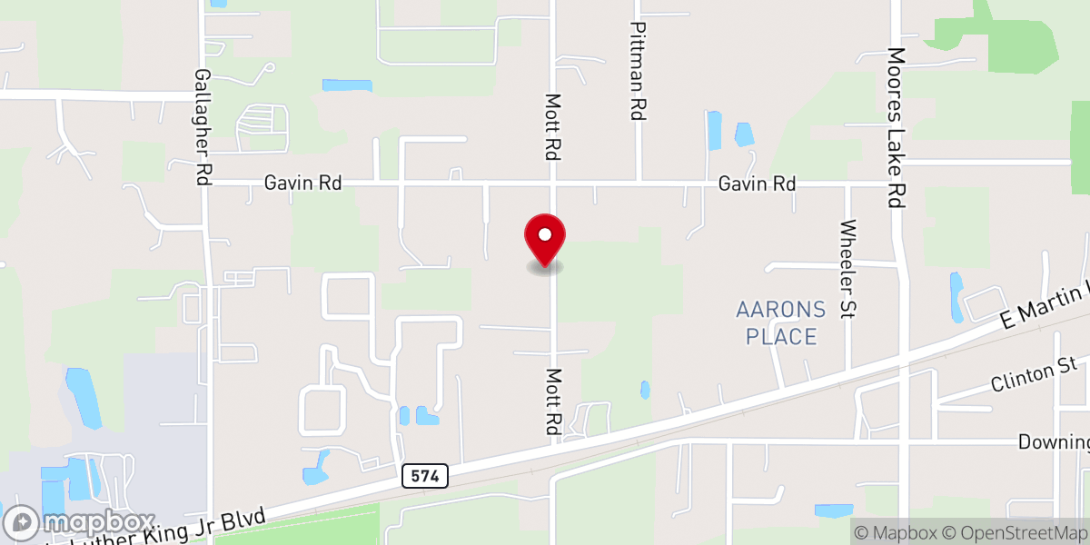Map showing location of Almost Heaven Farm