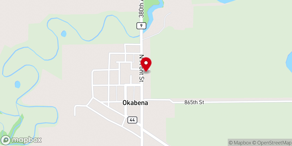 Map showing location of Our Redeemer Lutheran Church
