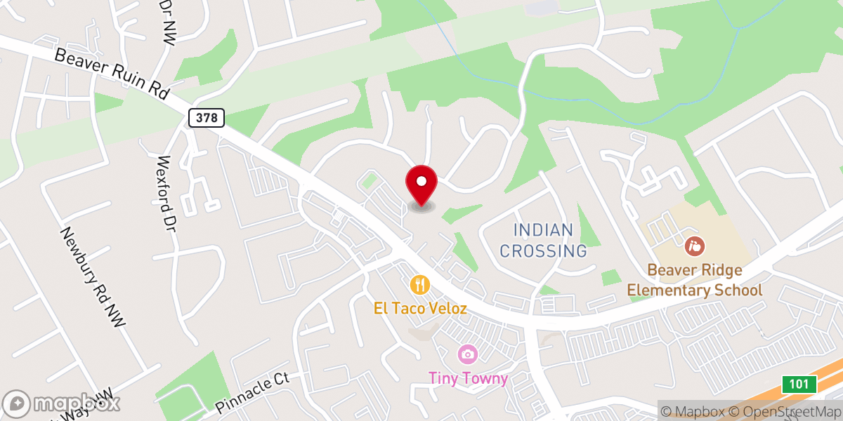 Map showing location of Saint Patrick Catholic Church