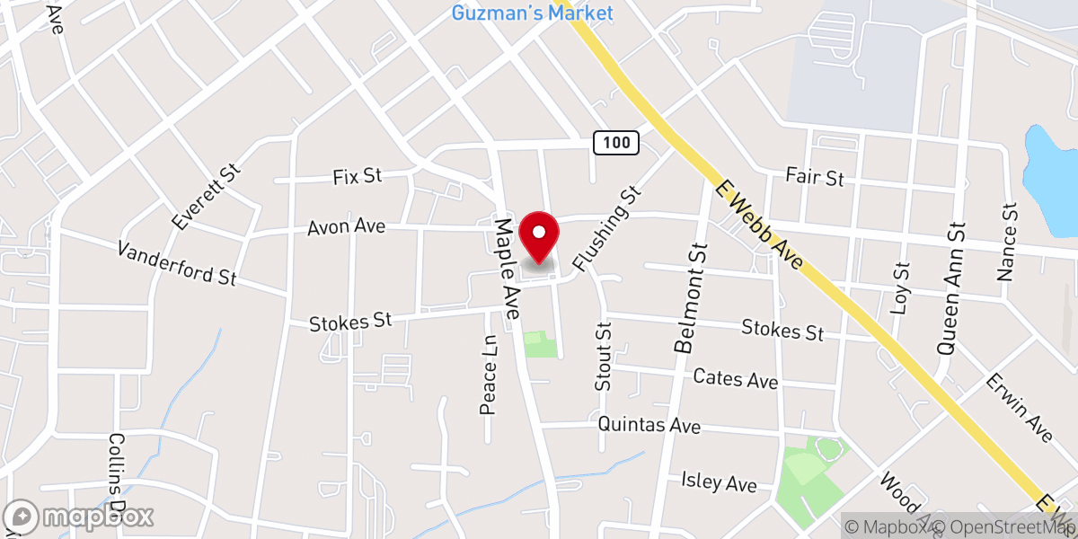 Map showing location of Redeemed Christian Church of God: RCCG RESTORATION