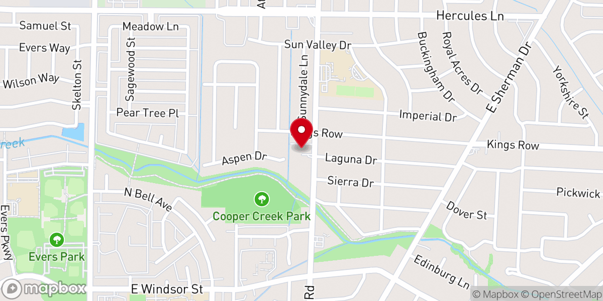 Map showing location of Iglesia Bautista Independiente Eben-Ezer