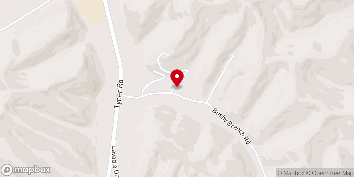Map showing location of Grace Baptist Tabernacle