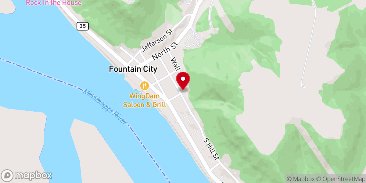 Map showing location of Saint Michael's Evangelical Lutheran Church