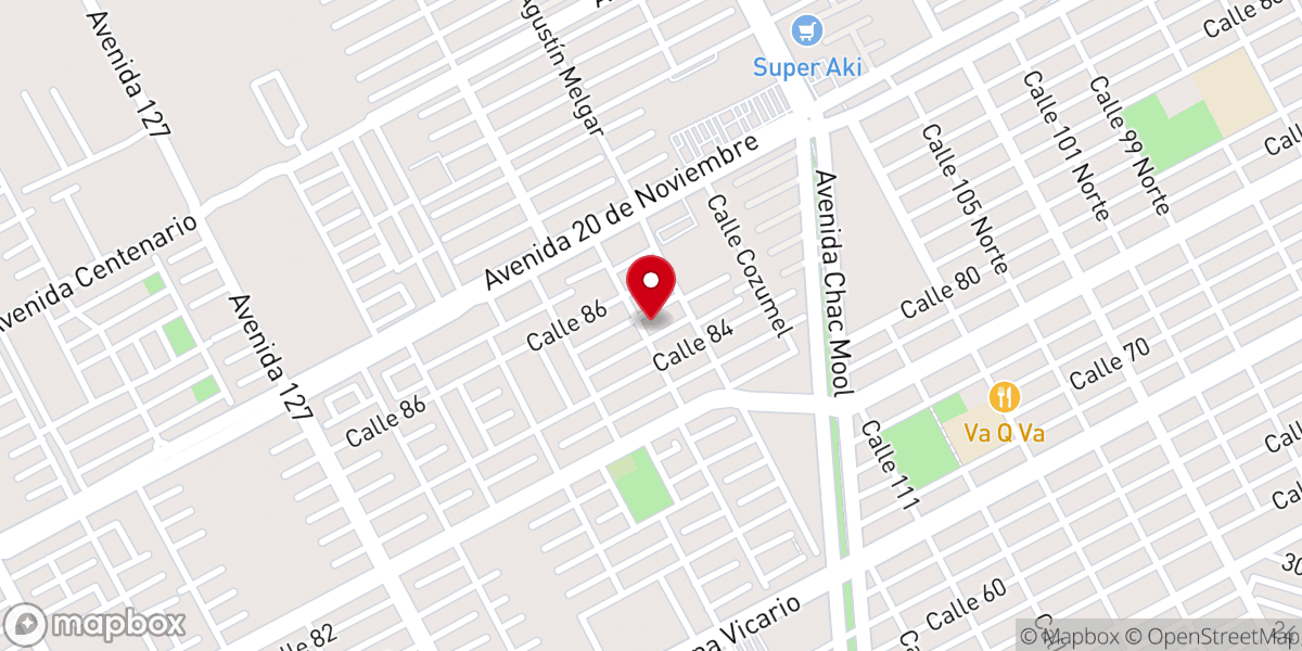 Map showing location of Capilla De Nuestra Sra. De Guadalupe