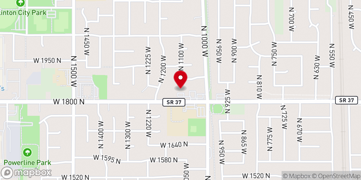 Map showing location of Lakeside Community Church AG