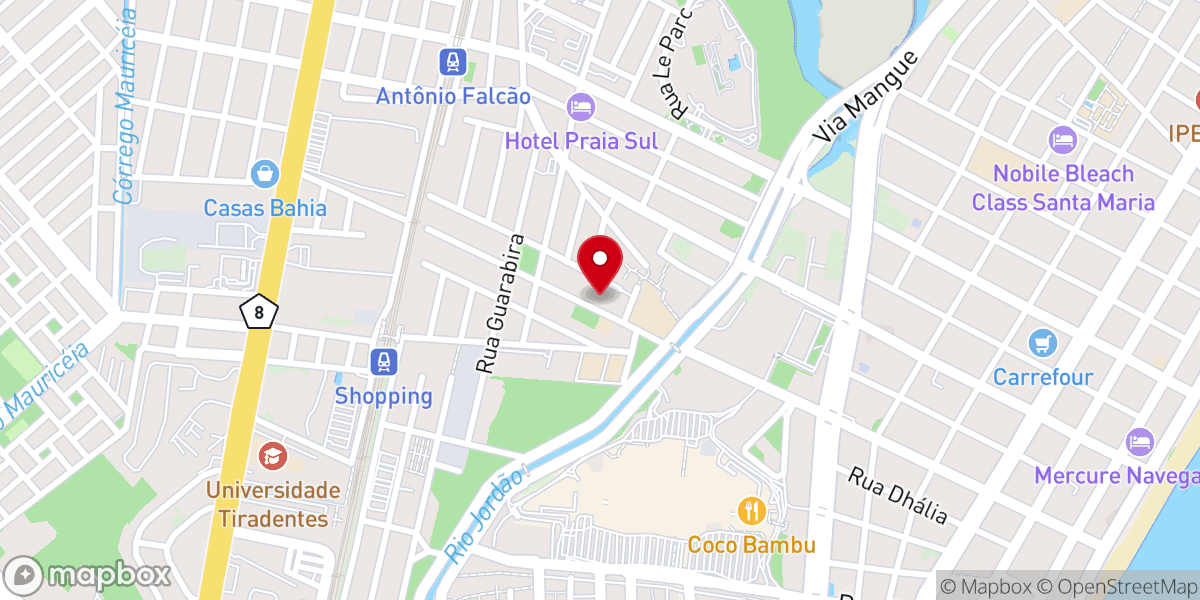 Map showing location of Igreja A Ponte (Boa Viagem)