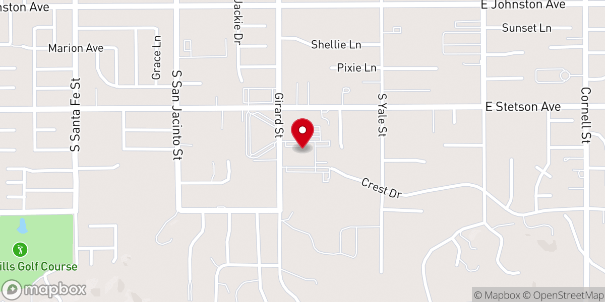 Map showing location of Dwelling Place City Church