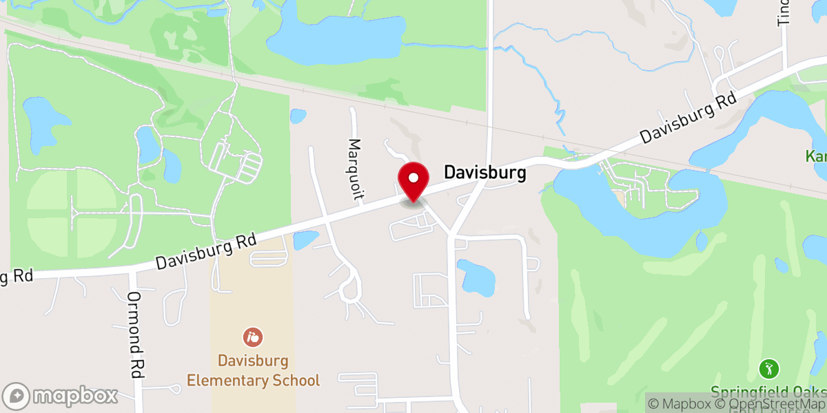 Map showing location of The Gospel Center/Asbury Room