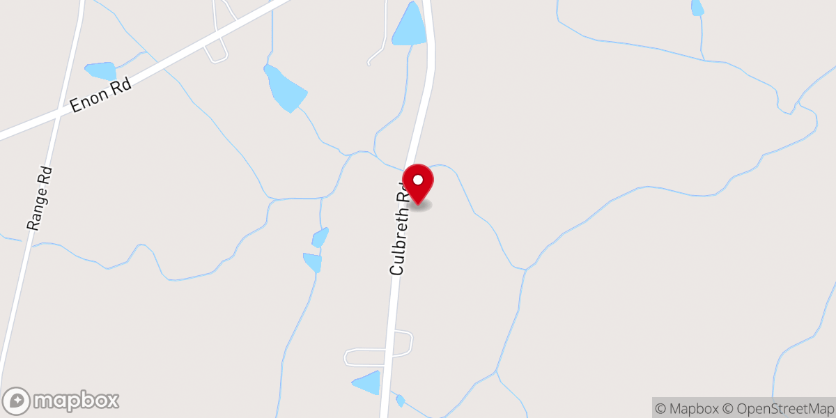 Map showing location of Mountain Springs Baptist Church