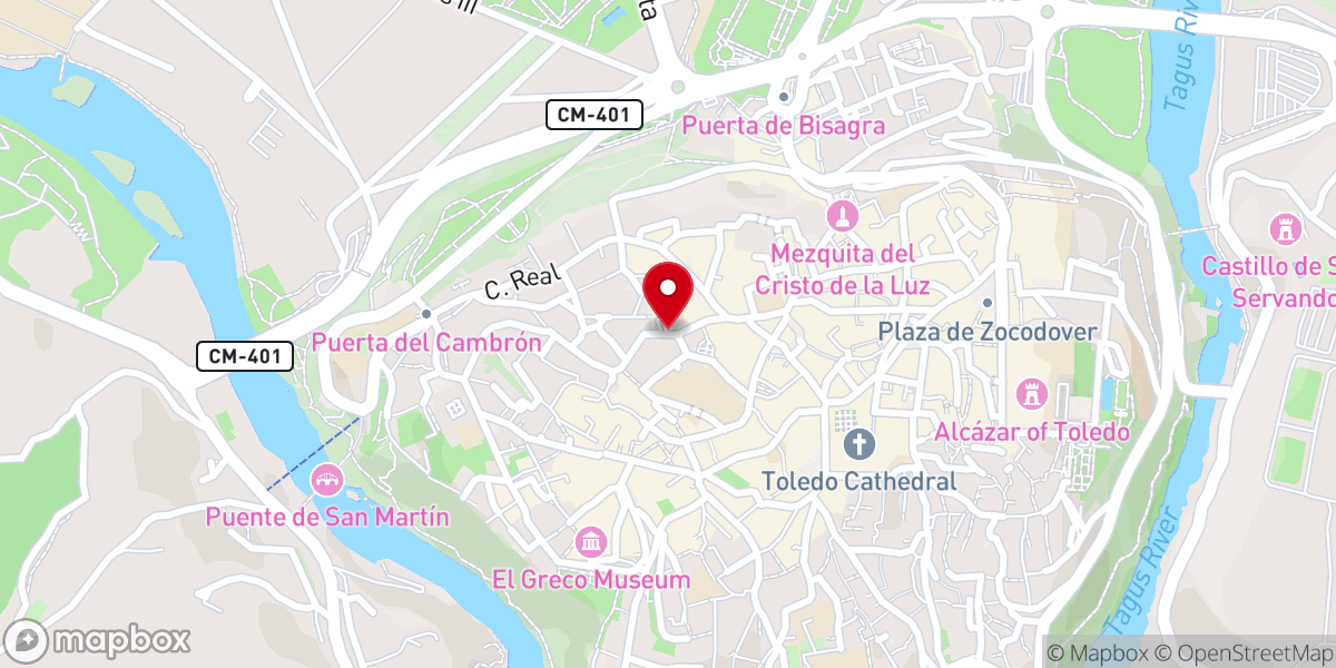 Map showing location of Venta de mazapán Imperial Monasterio de San Clemente
