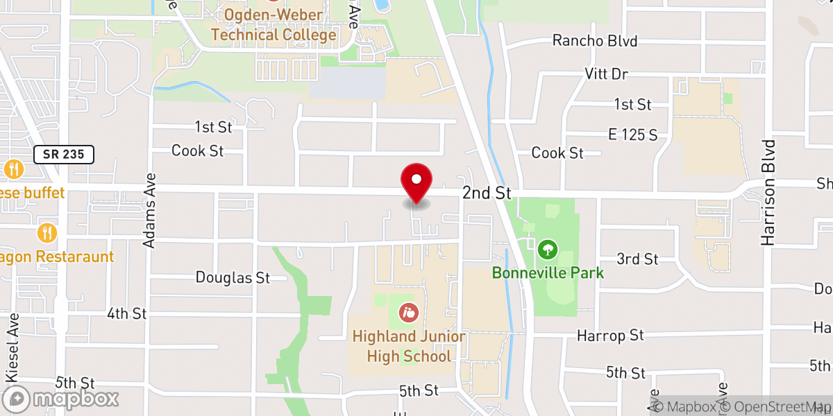 Map showing location of Mountain Valley Church of God