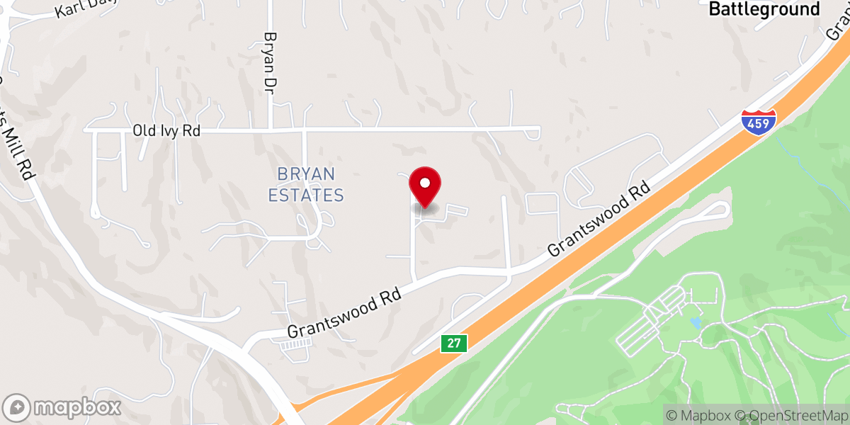 Map showing location of Life of Faith Church