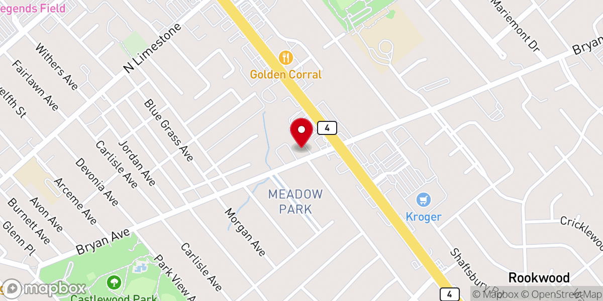 Map showing location of New Beginnings House of Prayer