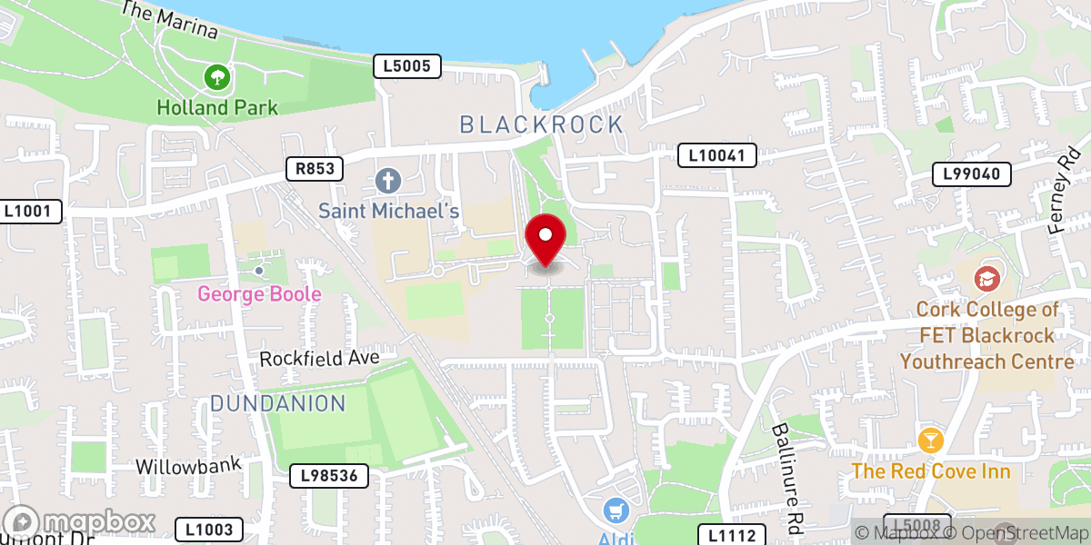 Map showing location of Blackrock House " Old Convent "