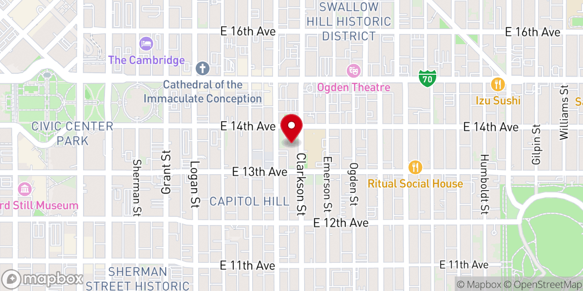 Map showing location of Saint John's Cathedral