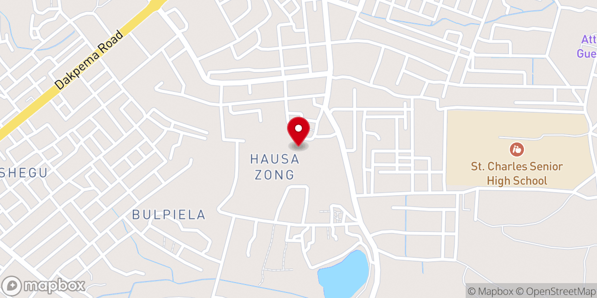 Map showing location of Bilpiela Rock Assemblies God Church