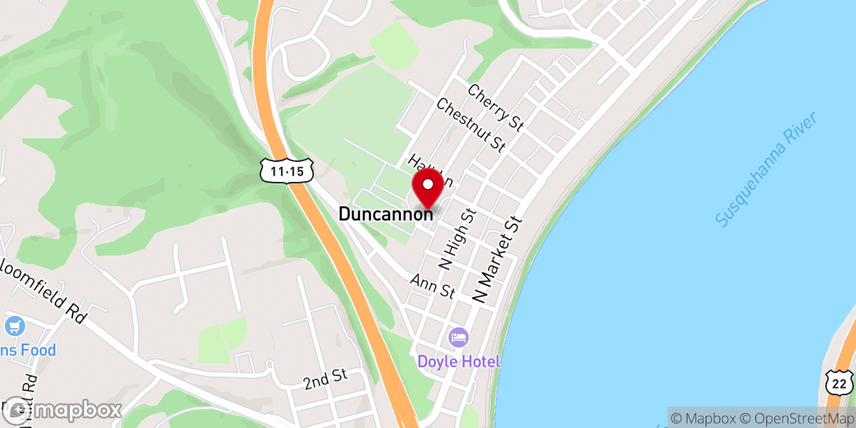 Map showing location of Schoolhouse Building
